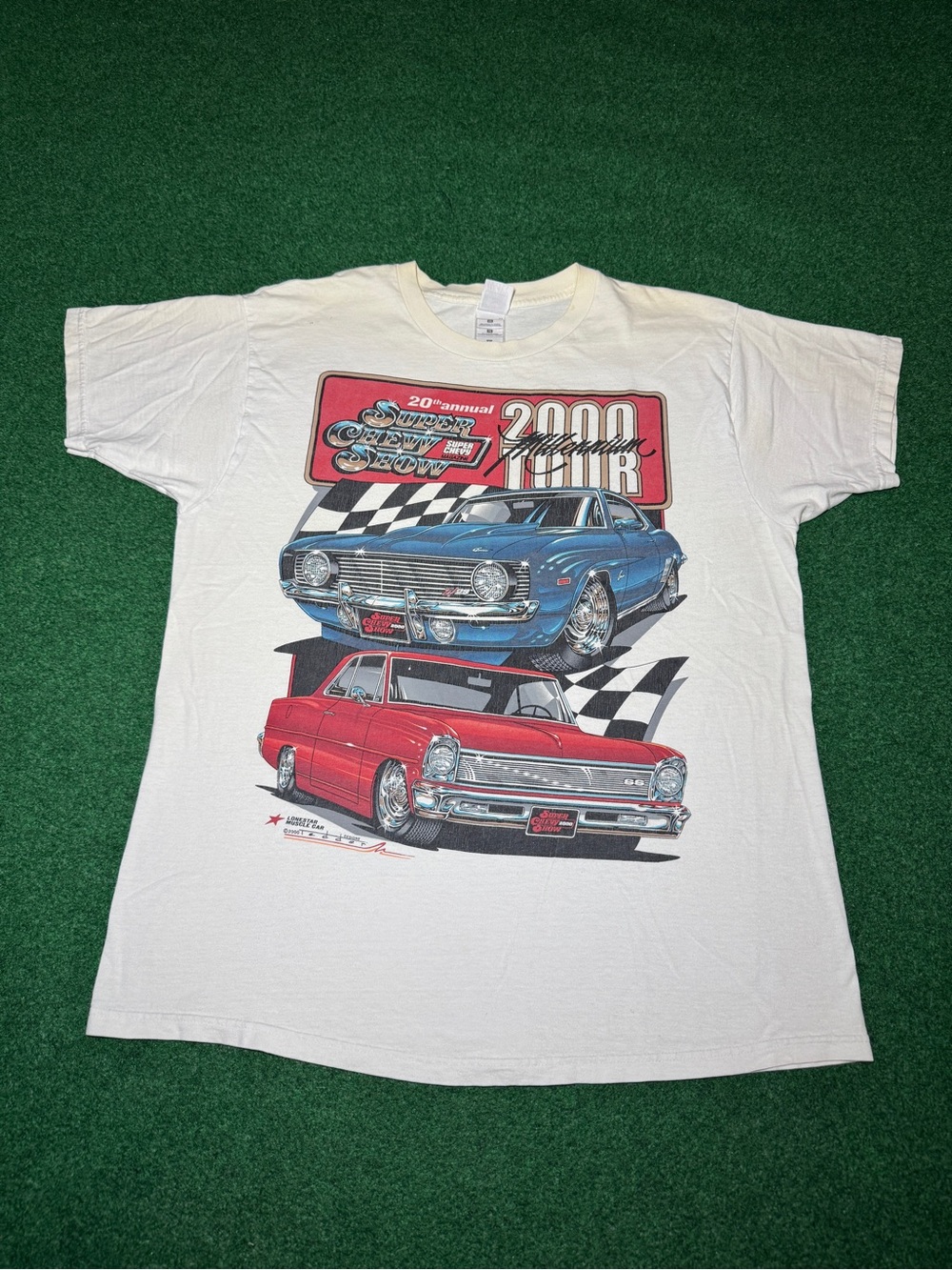 Super Chevy Show Vintage T Shirt XL Lone Star Muscle Car Classic Car Hot Rod